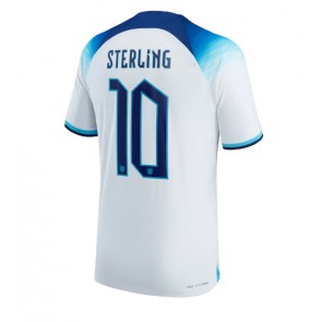 Anglia Raheem Sterling #10 Koszulka Podstawowych MŚ 2022 Krótki Rękaw
